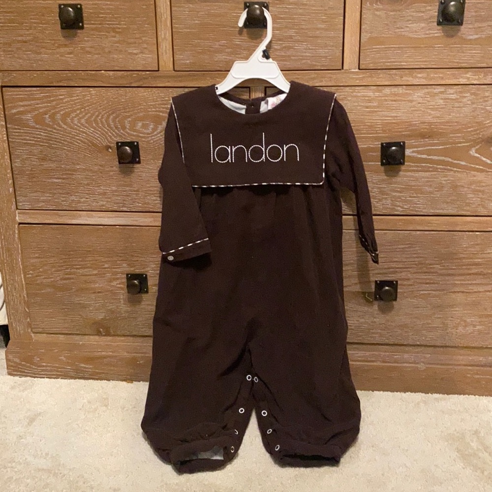 Eliza James brown corduroy “Landon” Jon Jon